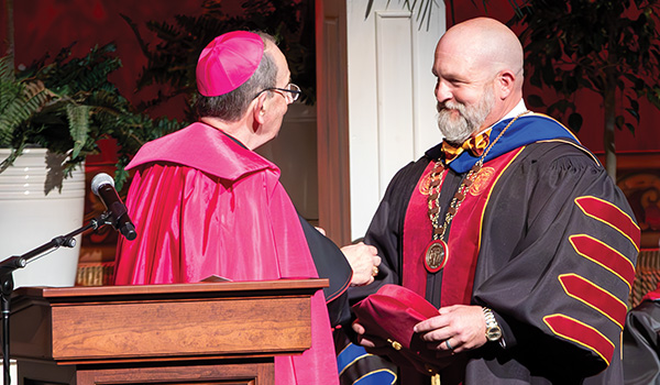 Walter Iwanenko Ph.D and The Most Rev. Lawrence T. Persico, J.C.L., Bishop of the Erie Diocese